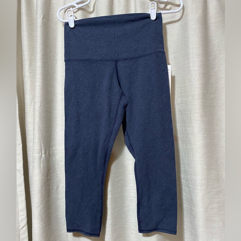 Lululemon Wunder Under Crop Rolldown-Cotton NWT